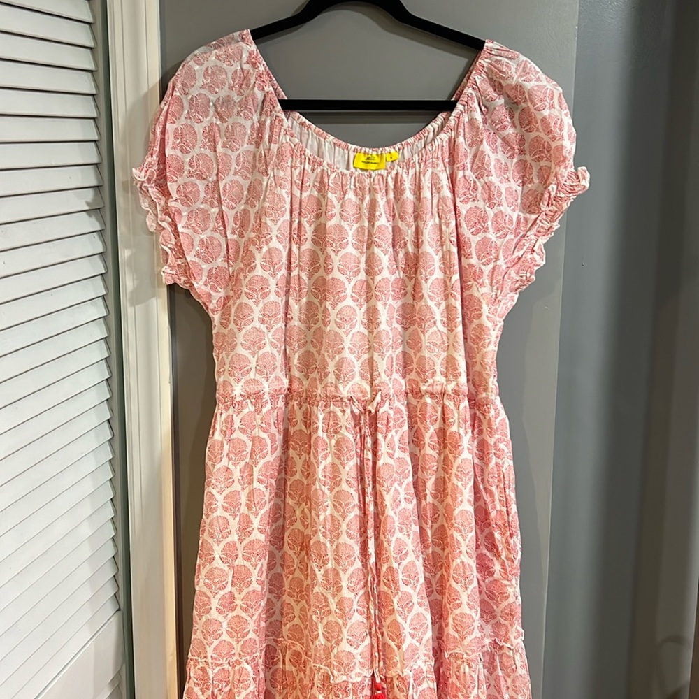 Roller Rabbit Rosemary Abha Maxi Dress Off Shoulder